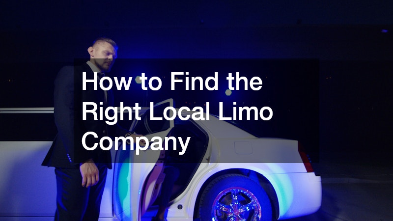 How to Find the Right Local Limo Company